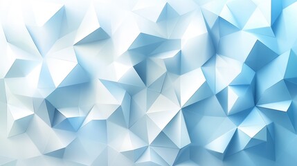 Fototapeta premium Abstract blue and white geometric background