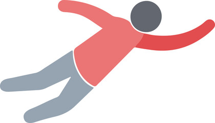 isolated man fly Vector,man fly Silhouette,man fly icon set, black man fly symbol for you,color  Vector illustration, Vector Graphic, EPS 10 