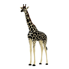 Obraz premium Elegant Giraffe Standing Gracefully in Nature