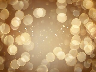 "Golden Bokeh Light Background - Warm Blurred Sparkle Effect" shiny golden lights. wallpaper background for ads or gifts wrap and web design