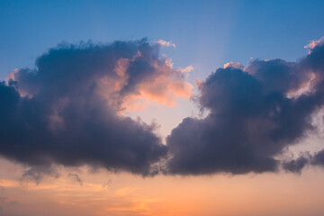 Heart Cloud at evening