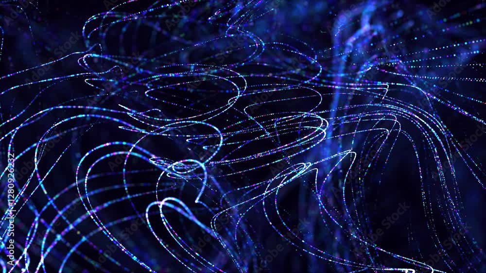 Poster dazzling light patterns dance in the darkness, creating an enchanting atmosphere that enhances the e