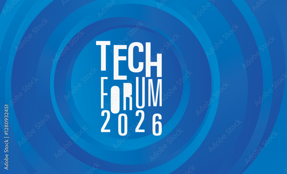 Poster logotype abstract graphic eps vector design of annual event summit and title made for technology for