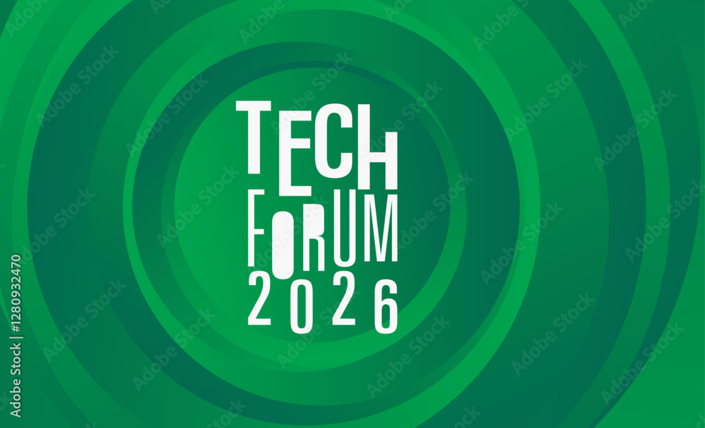 Poster logotype abstract graphic eps vector design of annual event summit and title made for technology for