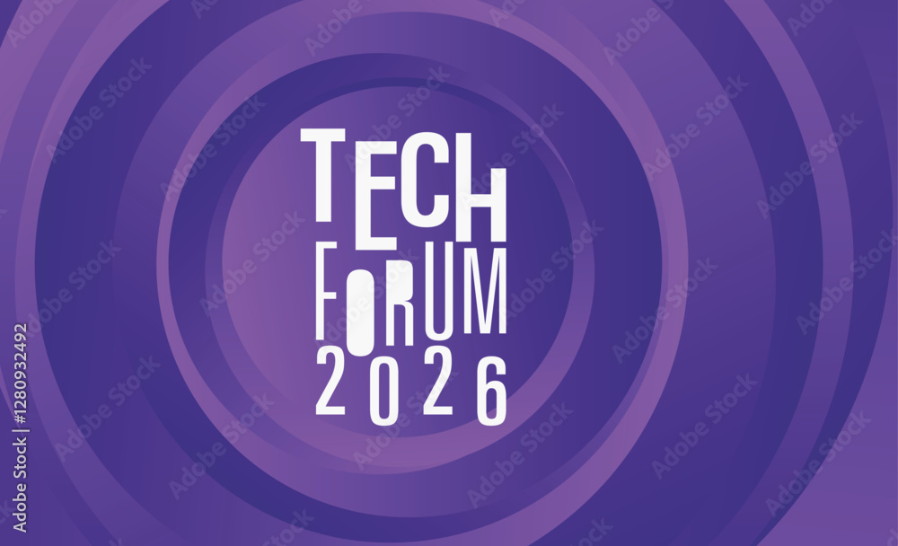 Poster logotype abstract graphic eps vector design of annual event summit and title made for technology for
