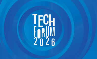 logotype abstract graphic EPS vector design of annual event summit and title made for Technology forum theme