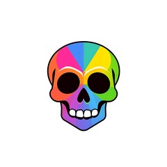 Fototapeta premium Adorable Skull Logo - Cute and Playful Skull Design for Various Uses