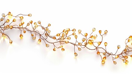 golden bead garland decoration