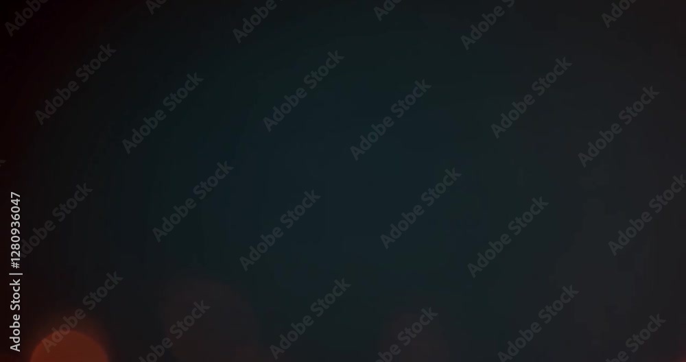 Leinwandbilder Abstract Bokeh Background Orange and Yellow Lights on Dark Blue Bokeh Effect in the Dark with Soft Focus and Blur orbs