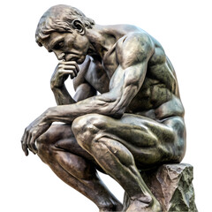 Thinking man sculpture