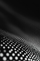 Abstract geometric design with dark and light elements. Polygonal mesh creating a textured effect.