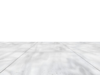 Fototapeta premium White marble floor with empty space, perfect for product display, interior design, and architecture. Generative AI