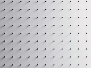 Repetitive Spheres Arranged on a Grid with Distinctive Lighting Effects