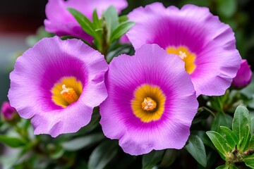 Common Gum Cistus blooms, Derbyshire England