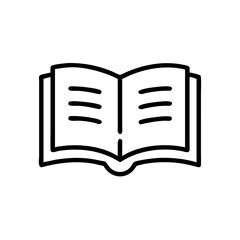 open book vector illustration