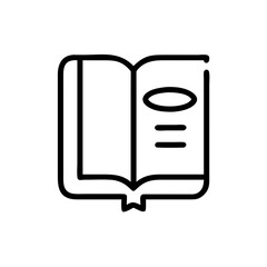 open book vector illustration