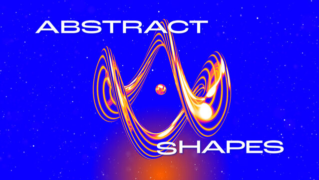 3D Abstract Shape Titles