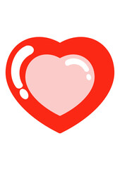 Pink Red Heart Love