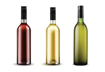 bottle design vector illustration on white background 