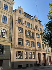 Fototapeta premium Architecture in the streets of Riga