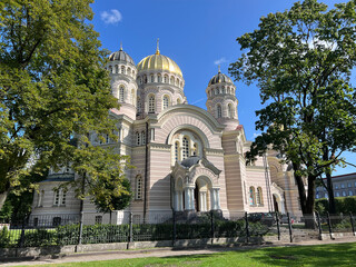Rigas Nativity of christ cathedral in Riga