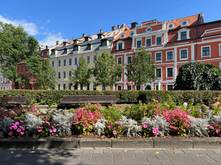 Architecture  in the streets of Riga