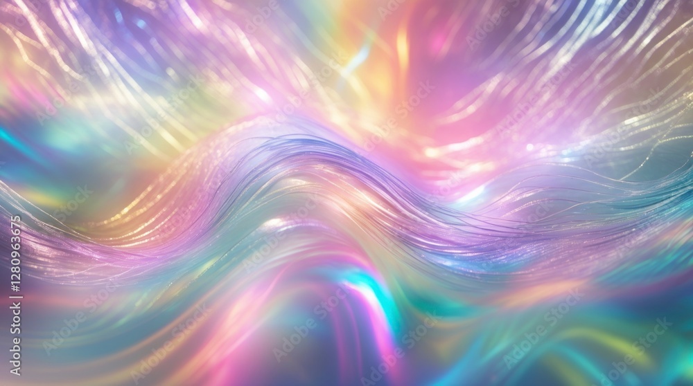 Poster dreamy abstract gradient background with soft, blurred motion.