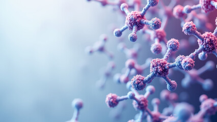 High-resolution microscopic view of a semaglutide molecule with its receptor complex.