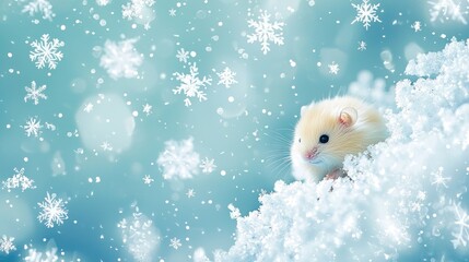 Winter-Themed Hamster Exercise