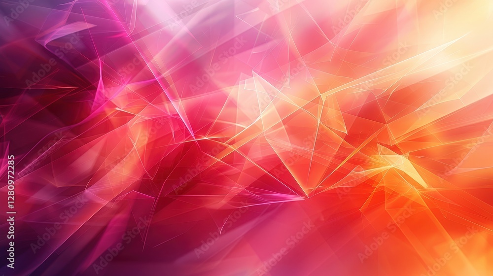 Poster abstract vibrant background with bright colors and dynamic light effects creating an energetic and m