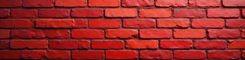 Obraz premium Classic red brick wall texture, seamless vector background, grunge, backgrounds