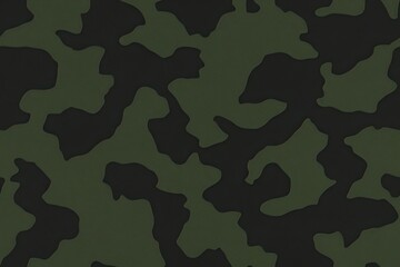 Fototapeta premium Abstract dark green and black camouflage pattern.