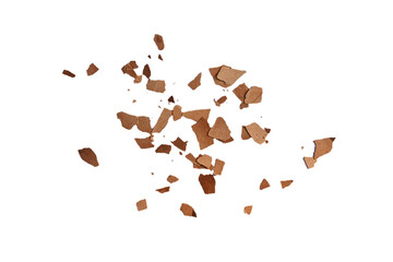 Flying burnt Brown paper