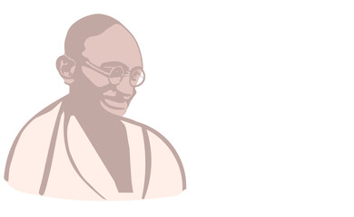 Mahatma Gandhi Portrait Sketch