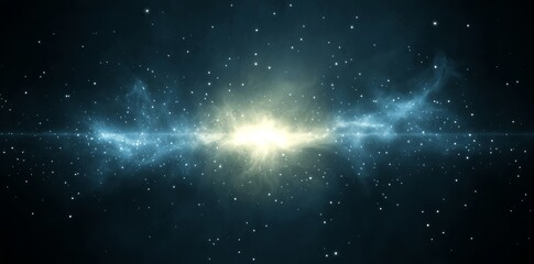 The blue nebula referred to as the Stormy Sea Nebula is replete with stars, plasma gases, and matter, all of which contribute to the formation of dense clusters of interstellar clouds