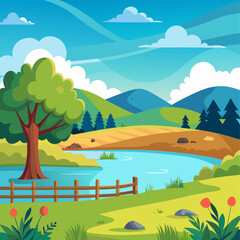 Obraz premium Peaceful Valley