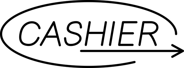 Cashier Line Banner