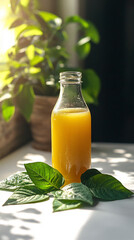 Fototapeta premium bangpung juice and leaves