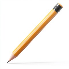 3d pencil and eraser