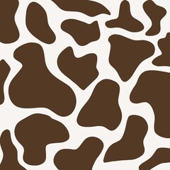 Seamless giraffe skin pattern in earthy brown and cream tones, perfect for backgrounds, textiles, wallpapers, and digital designs. This organic, abstract animal print brings a natural 