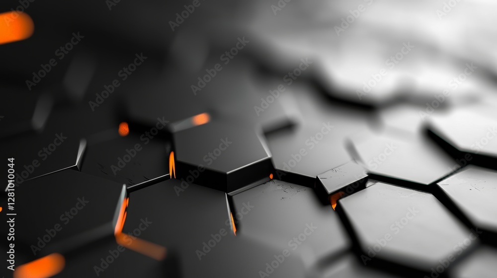 Aufkleber geometric abstract background featuring a powerful explosive design with a shattered surface, presen