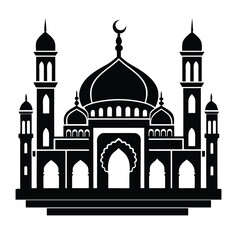 taj mahal vector illustration
