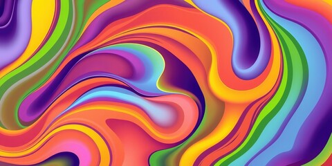 Obraz premium Liquid Elegance: Mesmerizing Flow of Organic Curves