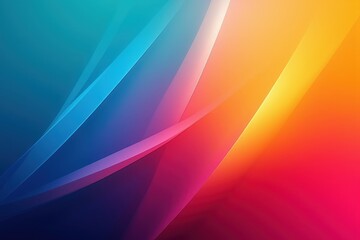 Dynamic Abstract Background with Vibrant Blue, Orange, and Pink Waves Creating a Modern Visual Aesthetic for Digital Art or Presentation Designs
