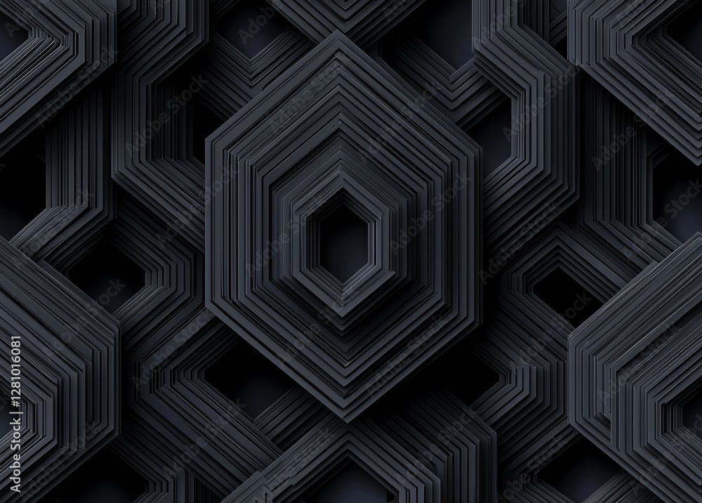 Aufkleber a dramatic and stylish linear texture is showcased in this seamless pattern, which also includes a r