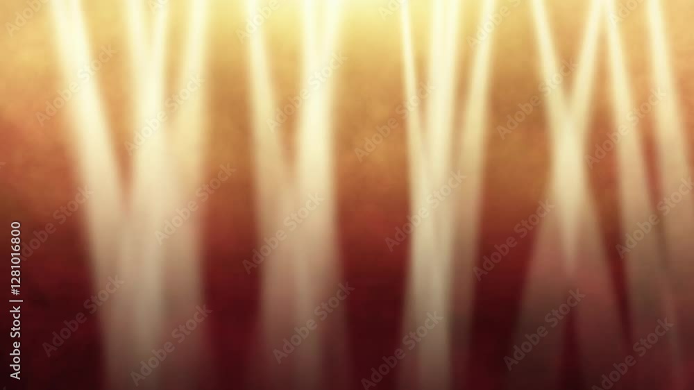 Poster loopable golden light beams sweeping through billowing smoke in a dynamic abstract background - swir