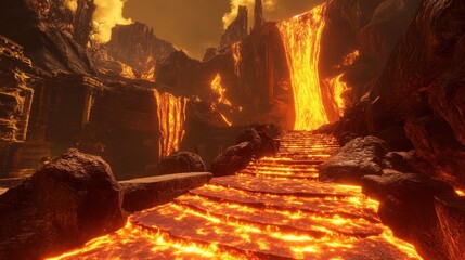 Lava Falls Stairway to the Underworld