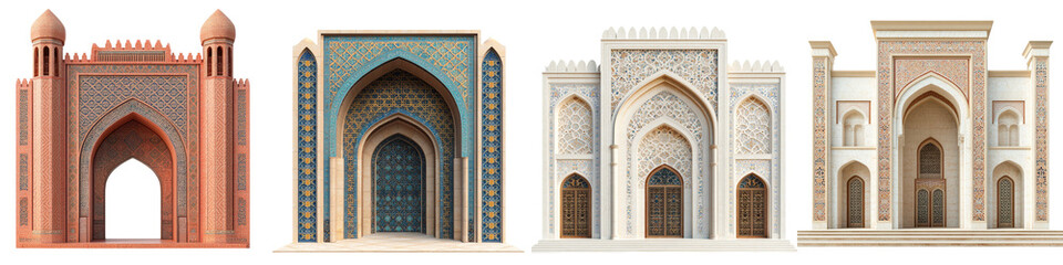 Stunning Collection of Majestic Middle Eastern Architectural Landmarks Featuring Ornate Facades Intricate Patterns and Detailed Decorative Elements