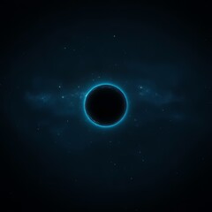 Naklejka premium The universe contains a black hole, accompanied by a wormhole and stars in the outer space, representing an astrophysics concept for a background that features a galaxy center with a supermassive