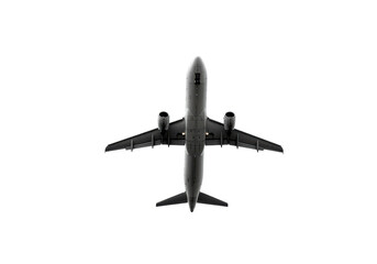 Isolated Underside of a Flying Airplane